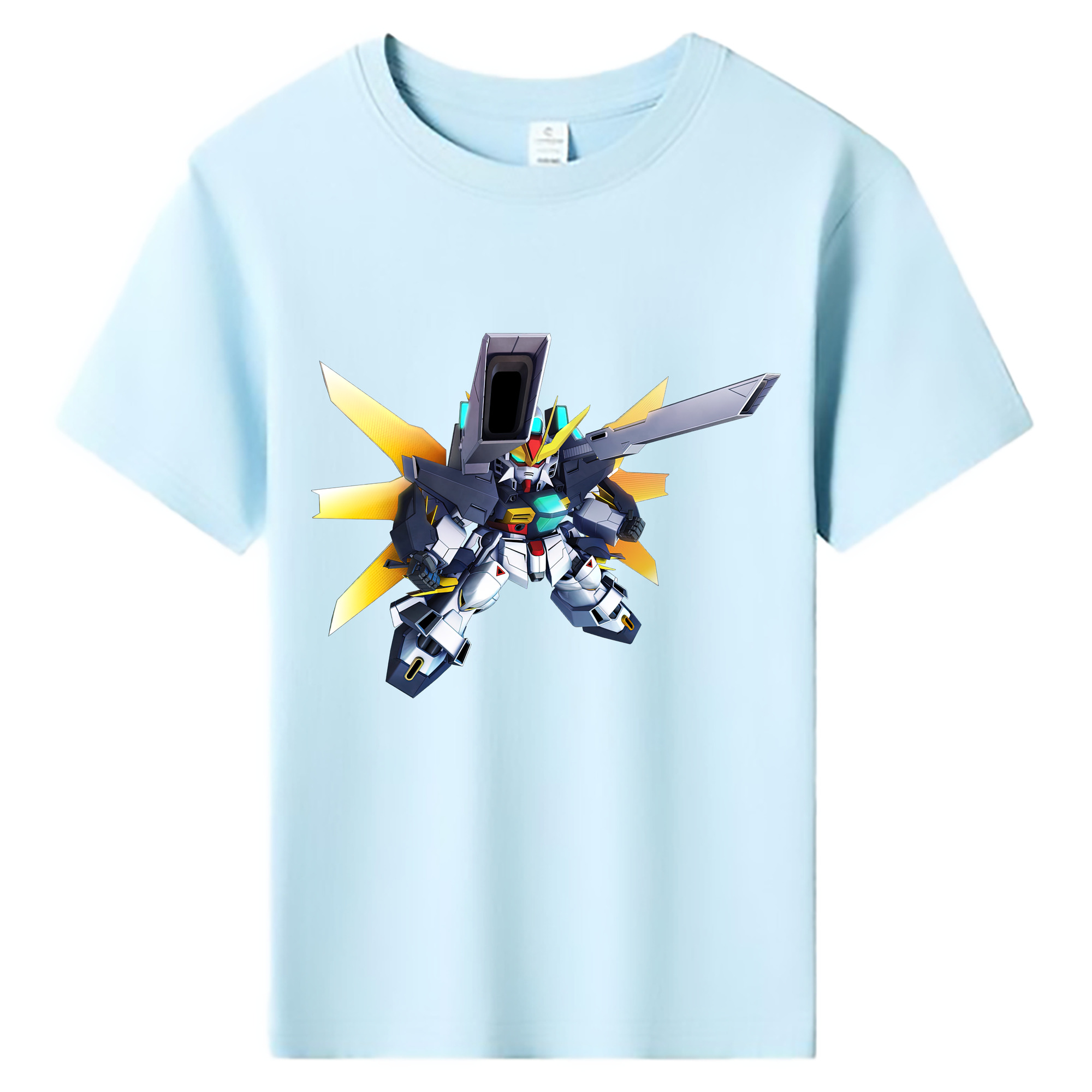 （画像用） 機動戦士ガンダム Mobile Suit Gundam 綿100％キッズTシャツ（フロントプリント）